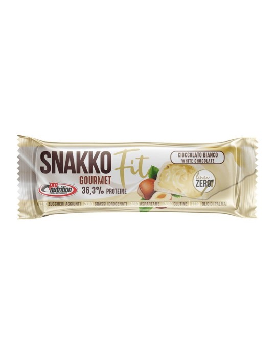 Pro Nutrition Barretta Proteica Snakko Fit Cioccolato Bianco Gr