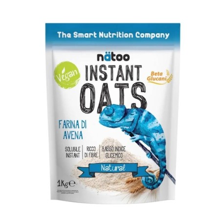 Nätoo Farina d'Avena Istantanea Natural 1 kg Protein Power