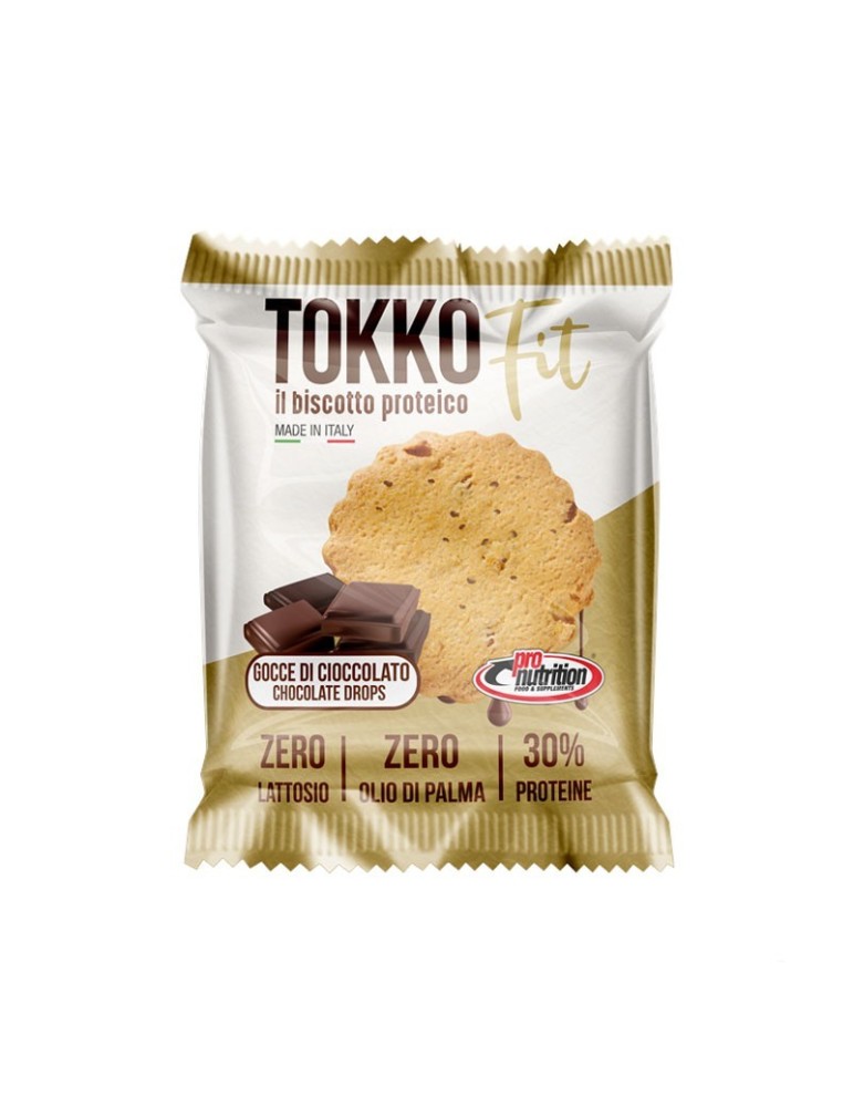 Pro Nutrition Biscottofit Tokko Gocce di Cioccolato 35 gr