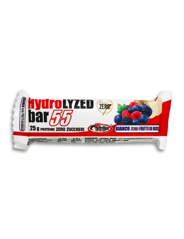 Pro Nutrition barretta proteica Hydrolyzed bianco e frutti di bosco