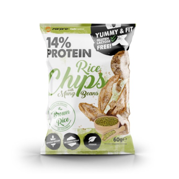 ForPro Protein Rice Chips With Mung Beans 60g