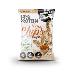 ForPro Protein Rice Chips With Red Lentils 60g