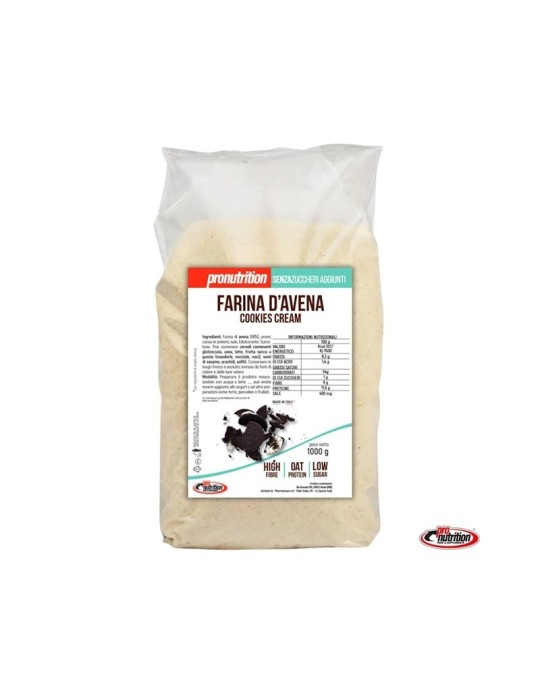 Pro Nutrition Farina di Avena Cookie Cream 1 KG