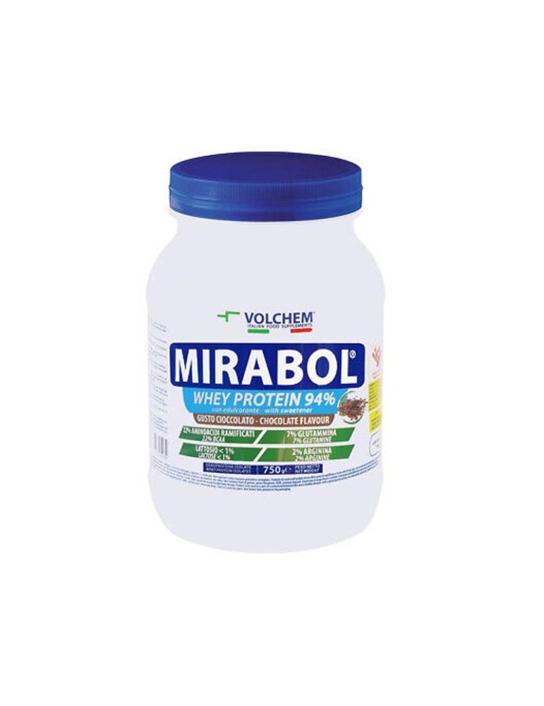 Volchem Mirabol Whey Protein 94 Sieroproteine Cioccolato 750g