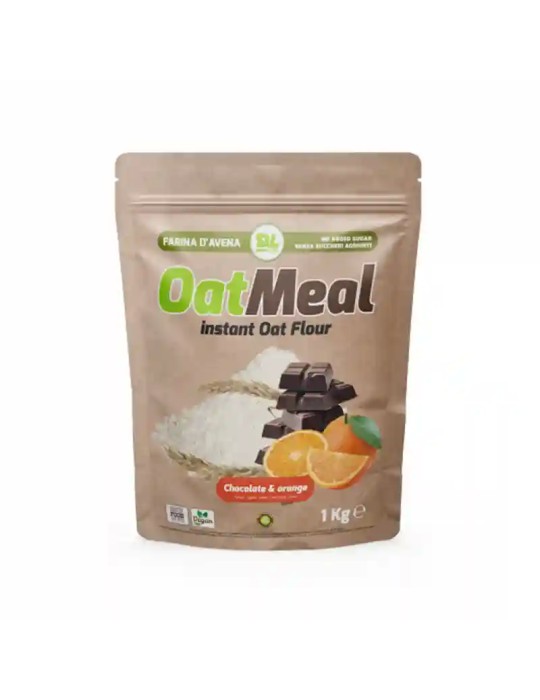 DL Oatmeal Instant Farina d’Avena 1kg - Cioccolato e Arancia