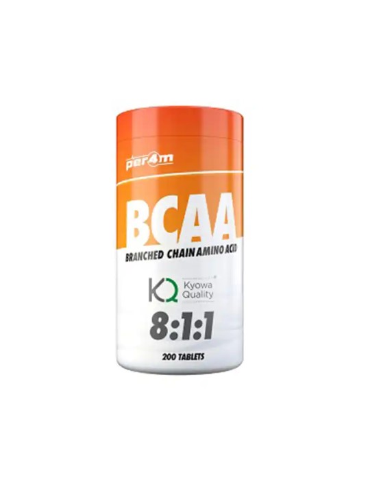 Per4m BCAA 8:1:1 – 200 Compresse - Alta Dose di Leucina per Sintesi Proteica Ottimale