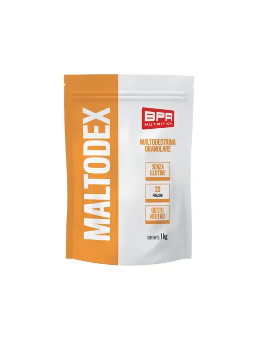 Maltodex BPR Nutrition – Maltodestrina Granulare a Basso Indice Glicemico (1kg)