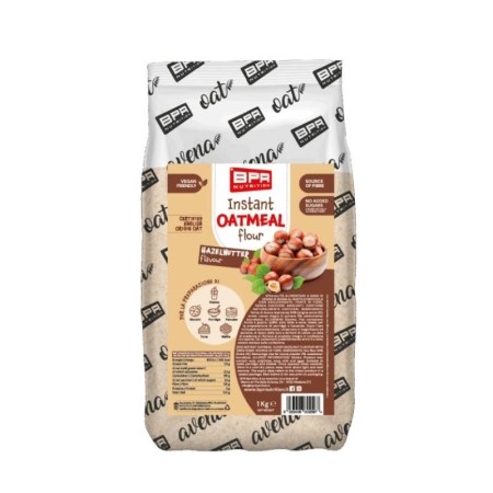 BPR Nutrition Farina d'Avena Hazelnutter 1 kg | ProteinPower