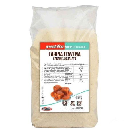 Pro Nutrition Farina d'Avena Caramello Salato 1kg | ProteinPower