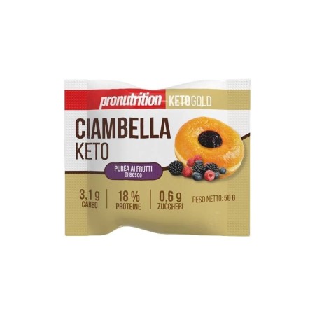 Pro Nutrition Ciambella Keto Frutti di Bosco 50g