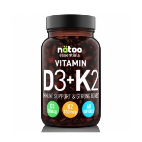 Natoo Essentials Vitamin D3+K2 60 Softgels