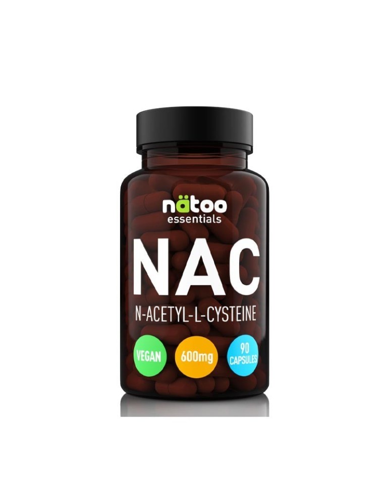 NAC - N-Acetilcisteina 600 mg di Nätoo | 90 Capsule Vegan