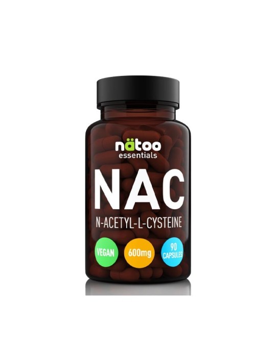 NAC - N-Acetilcisteina 600 mg di Nätoo | 90 Capsule Vegan