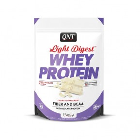 QNT Light Digest whey protein Cioccolato Bianco 500g